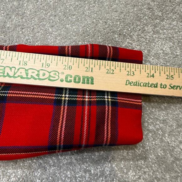 Vintage Pendleton Womens Zip Jacket Red Tartan Plaid 100% Virgin Wool Sz 12 S/M - Picture 15 of 16